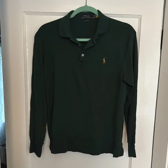 Polo by Ralph Lauren Forest Green Polo Shirt - Picture 1 of 3